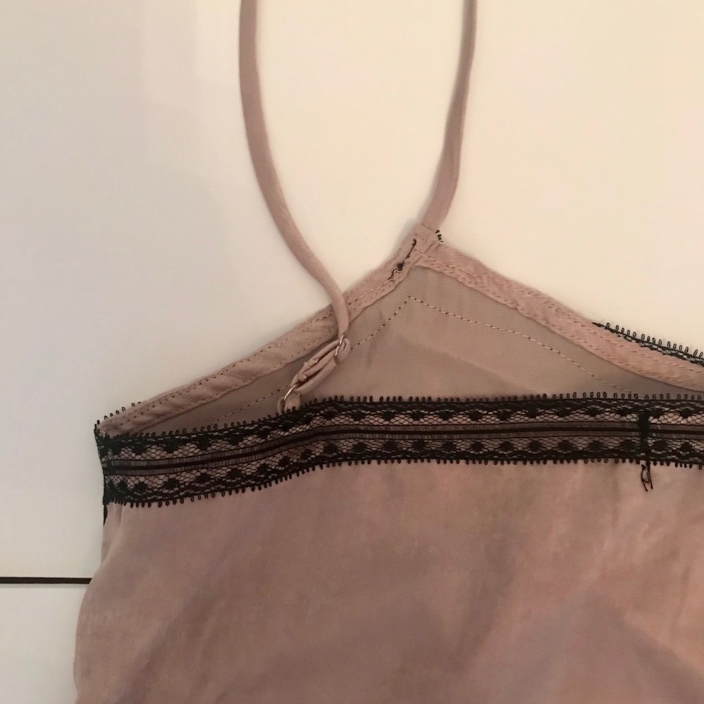 NWT Sand and Black Lace Cami - Picture 6 of 6
